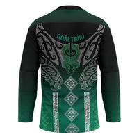 Aotearoa Maori Iwi Heritage Hockey Jersey Ngai Tahu Pounamu Green LT7 - Polynesian Pride