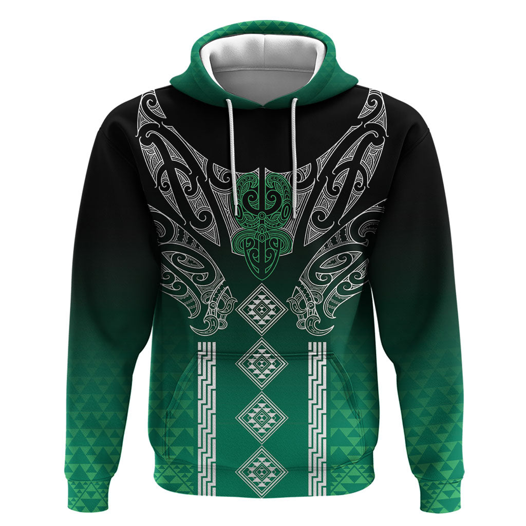 Aotearoa Maori Iwi Heritage Hoodie Ngai Tahu Pounamu Green LT7 Pullover Hoodie Jade Green - Polynesian Pride