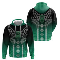 Aotearoa Maori Iwi Heritage Hoodie Ngai Tahu Pounamu Green LT7 - Polynesian Pride