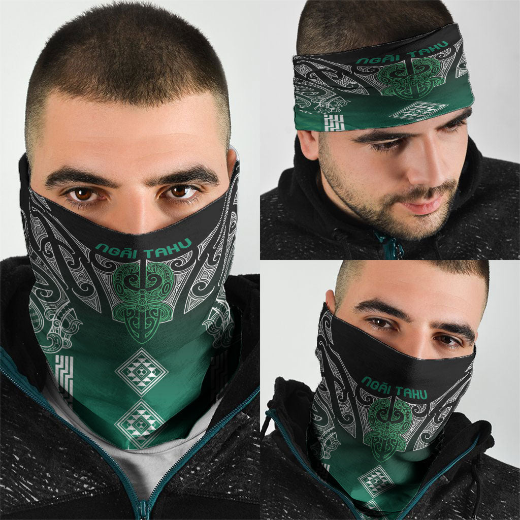 Aotearoa Maori Iwi Heritage Neck Gaiter Ngai Tahu Pounamu Green LT7 - Polynesian Pride