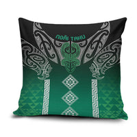 Aotearoa Maori Iwi Heritage Pillow Cover Ngai Tahu Pounamu Green LT7 Jade Green - Polynesian Pride
