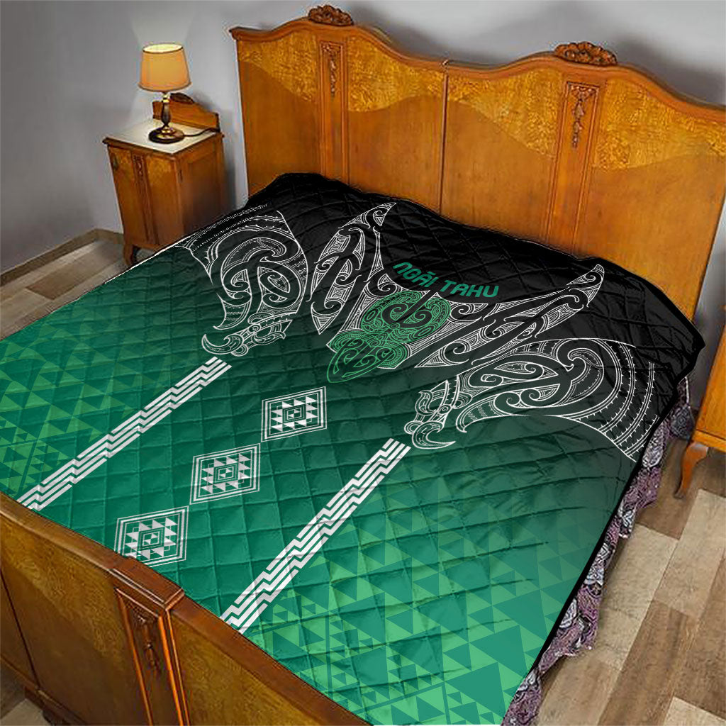 Aotearoa Maori Iwi Heritage Quilt Ngai Tahu Pounamu Green LT7 - Polynesian Pride