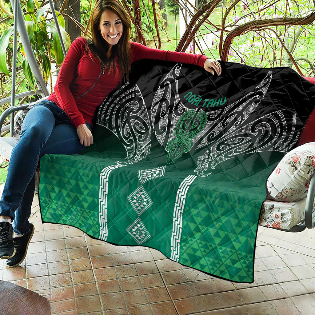 Aotearoa Maori Iwi Heritage Quilt Ngai Tahu Pounamu Green LT7 - Polynesian Pride