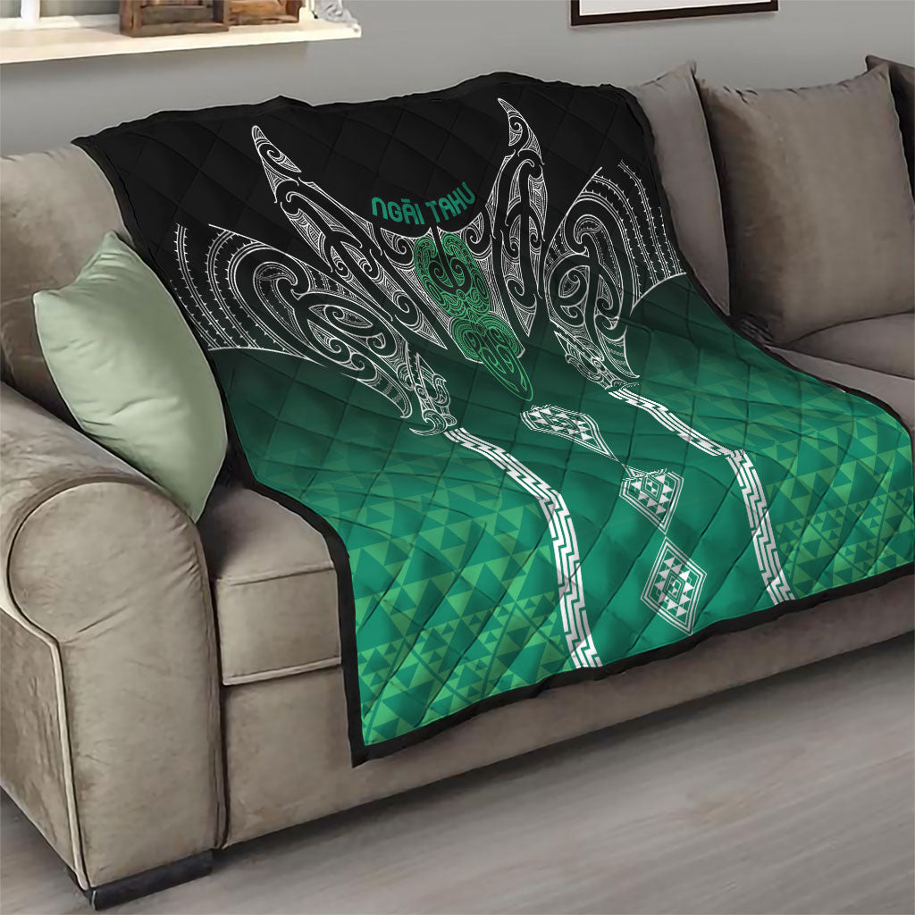 Aotearoa Maori Iwi Heritage Quilt Ngai Tahu Pounamu Green LT7 - Polynesian Pride