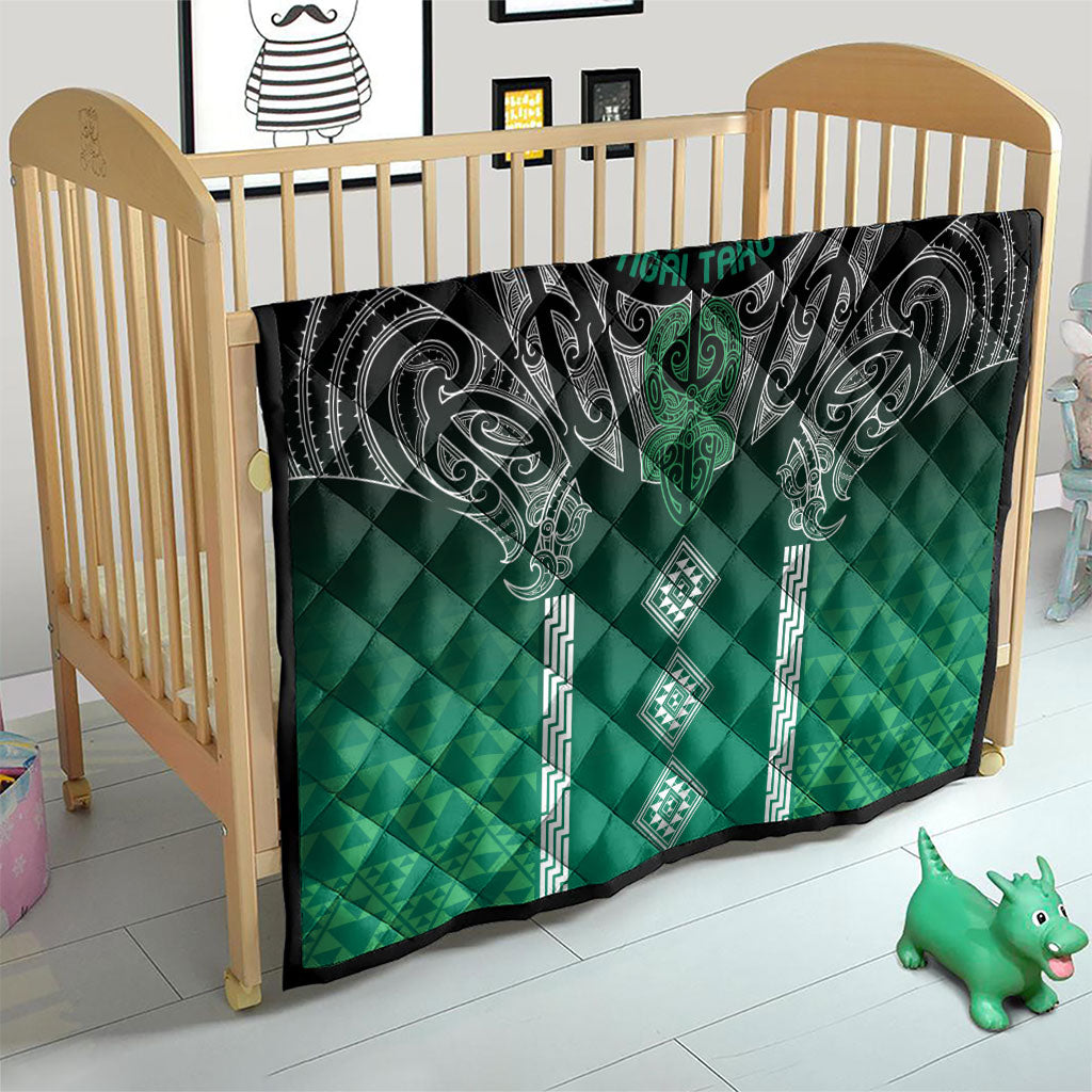 Aotearoa Maori Iwi Heritage Quilt Ngai Tahu Pounamu Green LT7 - Polynesian Pride