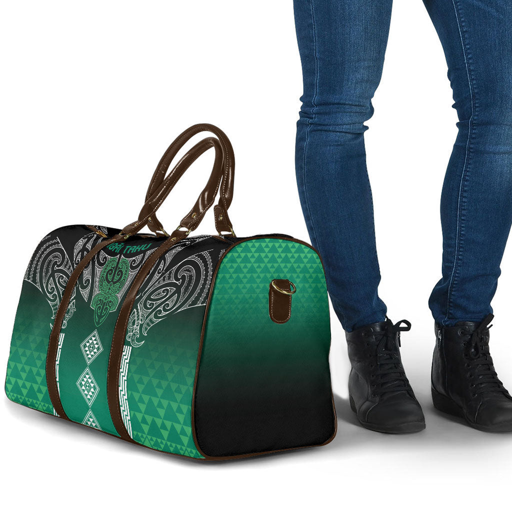 Aotearoa Maori Iwi Heritage Travel Bag Ngai Tahu Pounamu Green LT7 - Polynesian Pride