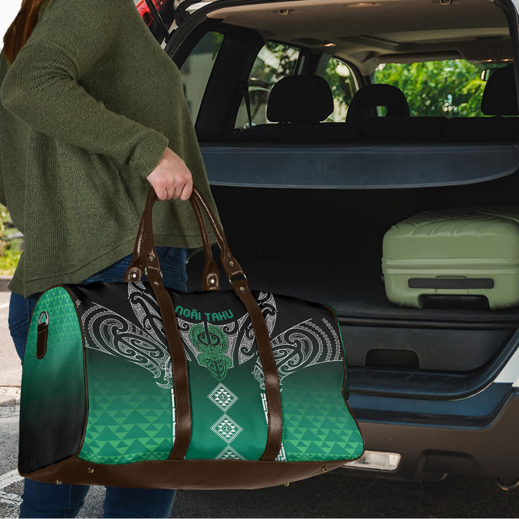 Aotearoa Maori Iwi Heritage Travel Bag Ngai Tahu Pounamu Green LT7 - Polynesian Pride