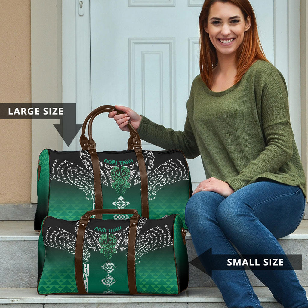 Aotearoa Maori Iwi Heritage Travel Bag Ngai Tahu Pounamu Green LT7 - Polynesian Pride