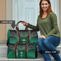 Aotearoa Maori Iwi Heritage Travel Bag Ngai Tahu Pounamu Green LT7 - Polynesian Pride