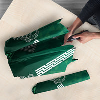 Aotearoa Maori Iwi Heritage Umbrella Ngai Tahu Pounamu Green LT7 - Polynesian Pride