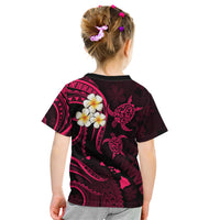 Hawaii Kid T Shirt Lanai Islands Polynesian Sunset Plumeria Pink Vibe LT9 - Polynesian Pride