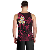 Hawaii Men Tank Top Lanai Islands Polynesian Sunset Plumeria Pink Vibe LT9 - Polynesian Pride