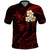 Polynesian Hawaii Polo Shirt Lanai Islands with Pacific Plumeria Red Vibe LT9 Red - Polynesian Pride