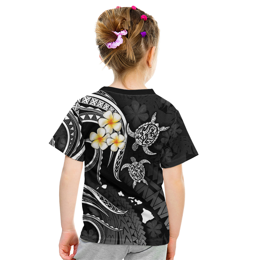 Polynesian Hawaii Kid T Shirt Lanai Islands with Pacific Plumeria White Vibe LT9 - Polynesian Pride