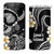 Hawaii Lanaʻi Islands Pacific Plumeria 4 in 1 Can Cooler Tumbler White Polynesian Tattoo