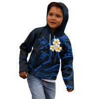 Hawaii Kid Hoodie Kauai Islands Polynesian Sunset Plumeria LT9 - Polynesian Pride