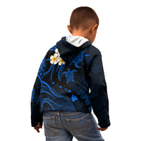 Hawaii Kid Hoodie Kauai Islands Polynesian Sunset Plumeria LT9 - Polynesian Pride
