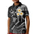 Polynesian Hawaii Kid Polo Shirt Kauai Islands with Pacific Plumeria White Vibe LT9 Kid White - Polynesian Pride