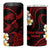 Hawaii Kahoolawe Islands Pacific Plumeria 4 in 1 Can Cooler Tumbler Red Polynesian Tattoo