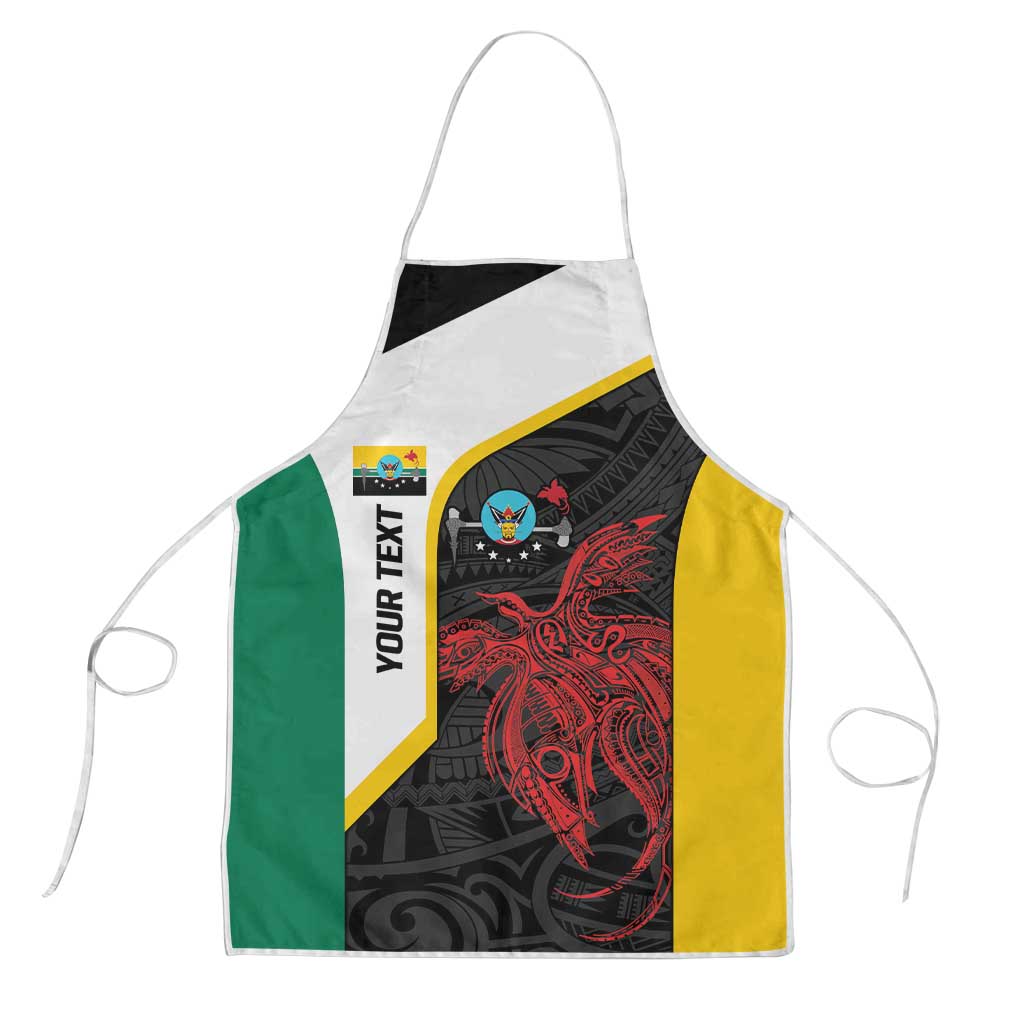Personalised PNG Hela Province Apron Bird of Paradise Tattoo Flag Motif - Polynesian Pride