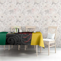 Personalised PNG Hela Province Tablecloth Bird of Paradise Tattoo Flag Motif - Polynesian Pride