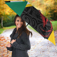 Personalised PNG Hela Province Umbrella Bird of Paradise Tattoo Flag Motif - Polynesian Pride