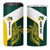 Personalised PNG Jiwaka Province 4 in 1 Can Cooler Tumbler Bird of Paradise Tattoo Flag Motif - Polynesian Pride