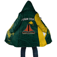 Personalised PNG Jiwaka Province Cloak Bird of Paradise Tattoo Flag Motif - Polynesian Pride