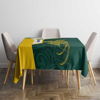 Personalised PNG Jiwaka Province Tablecloth Bird of Paradise Tattoo Flag Motif - Polynesian Pride