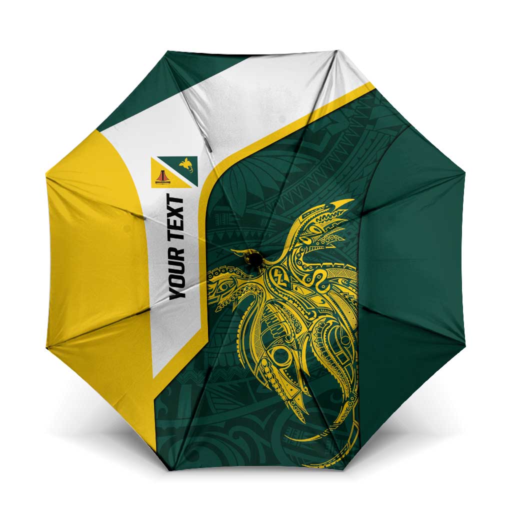 Personalised PNG Jiwaka Province Umbrella Bird of Paradise Tattoo Flag Motif - Polynesian Pride