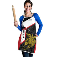Personalised PNG Sandaun Province Apron Bird of Paradise Tattoo Flag Motif - Polynesian Pride