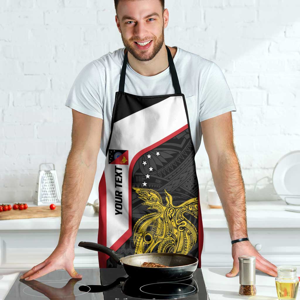 Personalised PNG Sandaun Province Apron Bird of Paradise Tattoo Flag Motif - Polynesian Pride