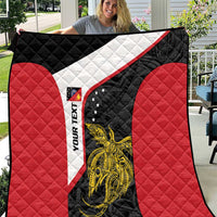Personalised PNG Sandaun Province Quilt Bird of Paradise Tattoo Flag Motif - Polynesian Pride