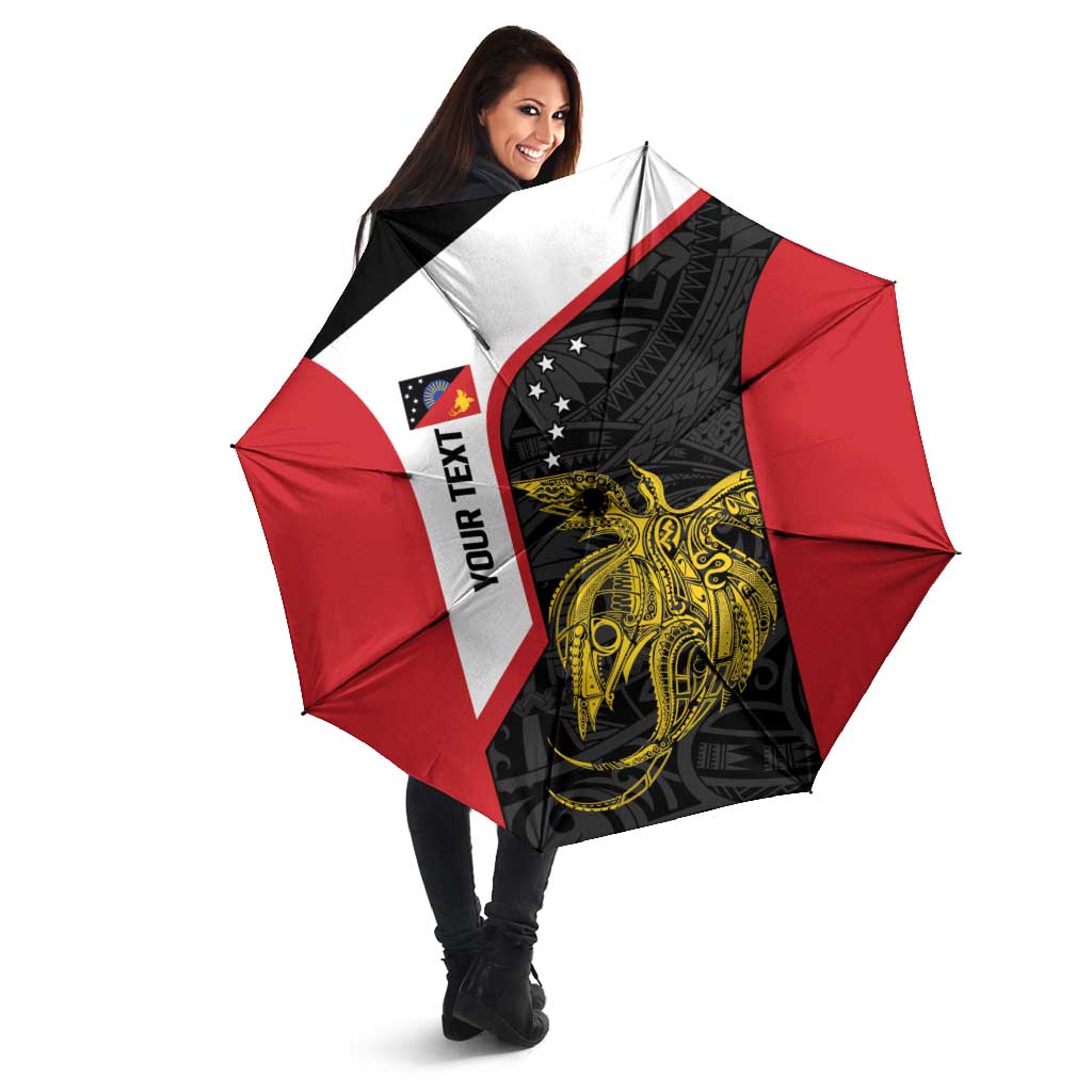 Personalised PNG Sandaun Province Umbrella Bird of Paradise Tattoo Flag Motif - Polynesian Pride