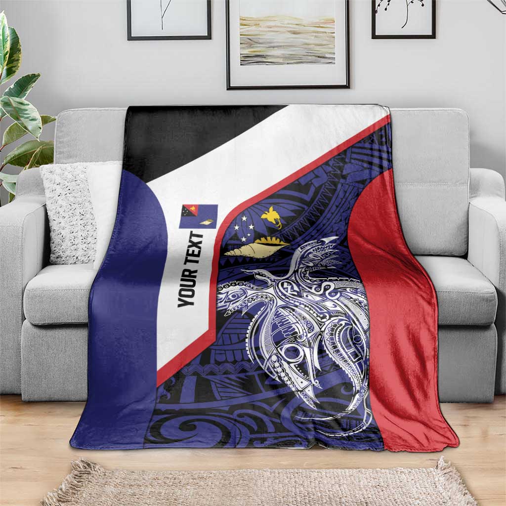 Personalised PNG West New Britain Province Blanket Bird of Paradise Tattoo Flag Motif - Polynesian Pride