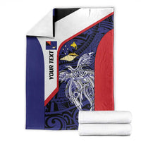 Personalised PNG West New Britain Province Blanket Bird of Paradise Tattoo Flag Motif - Polynesian Pride