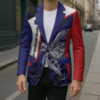 Personalised PNG West New Britain Province Blazer Bird of Paradise Tattoo Flag Motif - Polynesian Pride