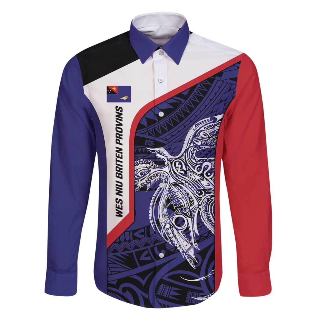 Personalised PNG West New Britain Province Family Matching Mermaid Dress and Hawaiian Shirt Bird of Paradise Tattoo Flag Motif - Polynesian Pride