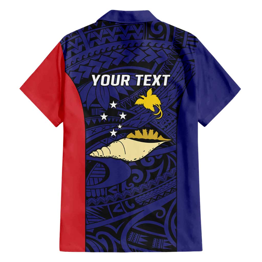 Personalised PNG West New Britain Province Hawaiian Shirt Bird of Paradise Tattoo Flag Motif - Polynesian Pride