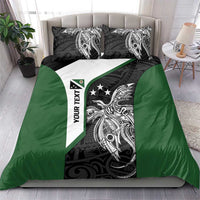 Personalised PNG Western Highlands Province Bedding Set Bird of Paradise Tattoo Flag Motif - Polynesian Pride