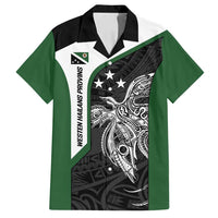 Personalised PNG Western Highlands Province Family Matching Long Sleeve Bodycon Dress and Hawaiian Shirt Bird of Paradise Tattoo Flag Motif - Polynesian Pride