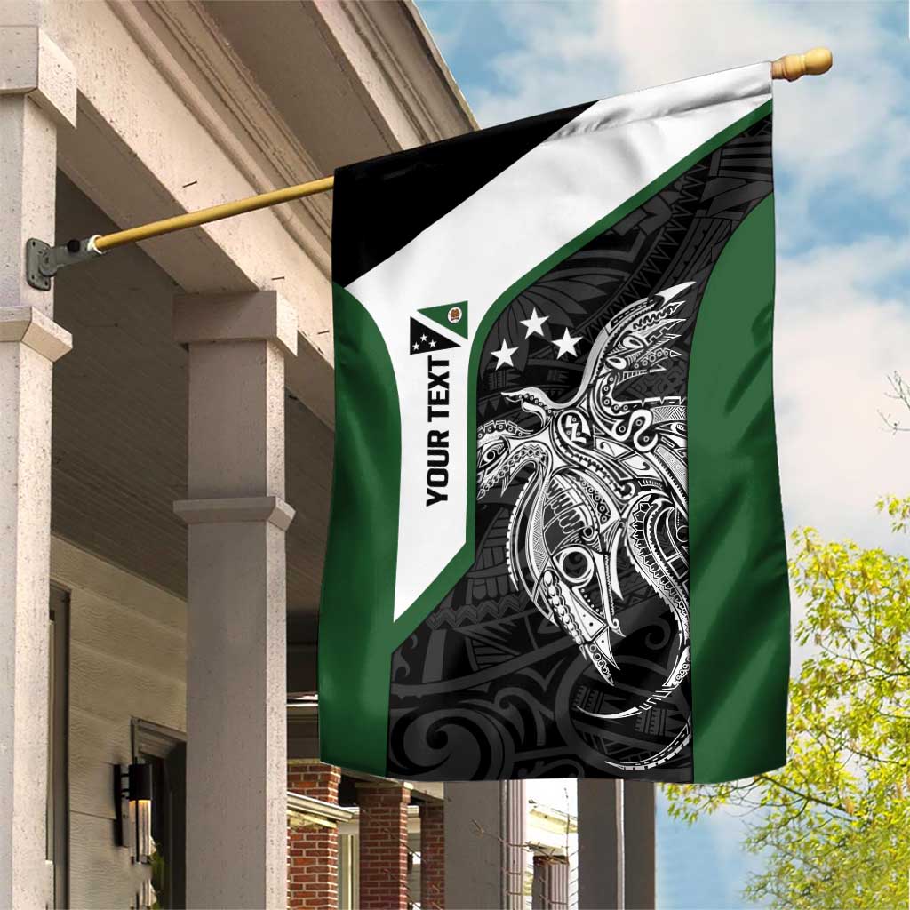 Personalised PNG Western Highlands Province Garden Flag Bird of Paradise Tattoo Flag Motif - Polynesian Pride