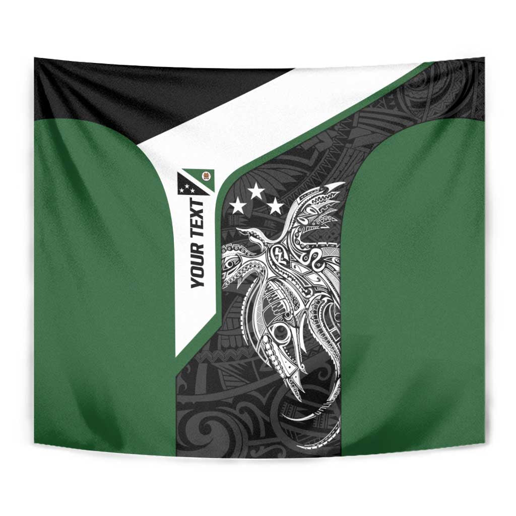 Personalised PNG Western Highlands Province Tapestry Bird of Paradise Tattoo Flag Motif - Polynesian Pride