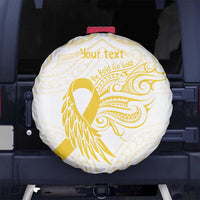 Be Bold Go Gold Polyneisan Ribbon Childhood Personalised Spare Tire Cover LT9 - Polynesian Pride