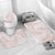 White Sunday Lotu Tamaiti Bathroom Set Polynesian Wave Pastel Blush - Polynesian Pride