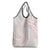 White Sunday Lotu Tamaiti Grocery Bag Polynesian Wave Pastel Blush - Polynesian Pride