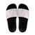 White Sunday Lotu Tamaiti Slide Sandals Polynesian Wave Pastel Blush - Polynesian Pride