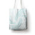 White Sunday Lotu Tamaiti Tote Bag Polynesian Wave Pastel Cyan - Polynesian Pride