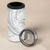 White Sunday Lotu Tamaiti 4 in 1 Can Cooler Tumbler Polynesian Wave Pastel Gray - Polynesian Pride