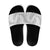 White Sunday Lotu Tamaiti Slide Sandals Polynesian Wave Pastel Gray - Polynesian Pride